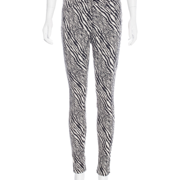 J Brand Mid-Rise Womens Zebra Skinny Stretch Jeans - Picture 5 of 7